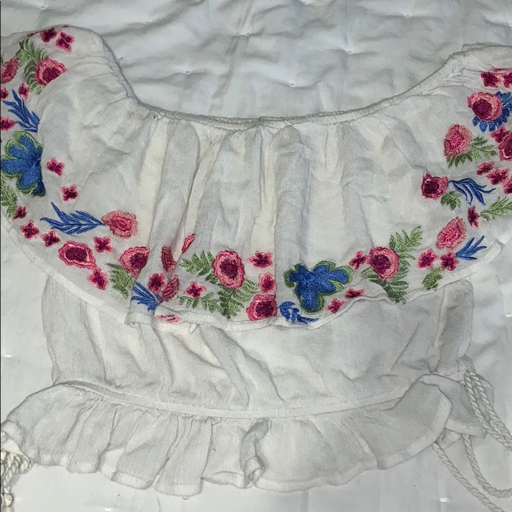 Floral crop top